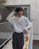 Rico Ribbed Cut-out Henley Neck Knit
