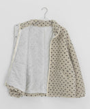 Henga Quilting Dot Fleece Jumper