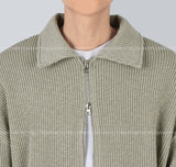 Ripple Knit Zipup