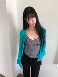 Popteen Striped Sleeveless Cap