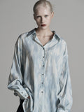 [mnem] marble shirt blouse