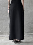 Layered Flat Long Skirt