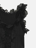 Floral lace sleeveless
