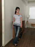 Vite Tiered Layered Mini Wrap Skirt