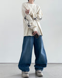 Devi Track Balloon Denim Pants