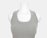 Tinlu Halterneck Stripe Cap Sleeveless