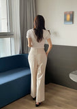 Hien Pin Tuck Span Wide Slacks