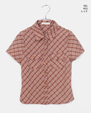 Moku Check Slim Pocket Short Sleeve Shirt