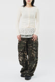 (W) Helen Check Mesh Skirt