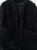 Premiere Oversized Fit Fur Cardigan