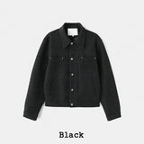 Poste Rivet Leather Trucker Jacket