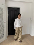 [unisex] Bayou Pintuck Banding Wide Pants