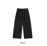 Wrap Snap Hidden Button Wide Slacks
