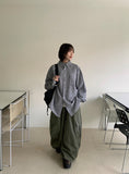 [unisex] Comedy banding string parachute cargo pants