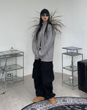 Renki Soft Ribbed Knit Zip-Up