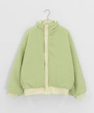 Camb Reversible Color Matching Fleece Zip-up Jumper