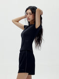 W Cotton Modal Clean T-shirt