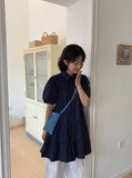 Mittens Tiered Shirt Short Sleeve One Piece
