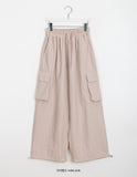 [unisex] Lutima banding string cargo pants