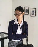 Polsi Cable Slim Fit Round Cardigan