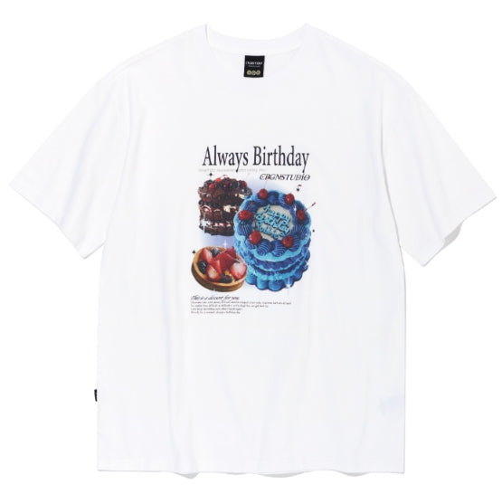 【CPGN STUDIO】DTP Always Birthday Short Sleeve T-shirt CPGN STUDIO (コンパーニョ) - DTPAlwaysBirthday半袖Tシャツ