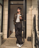 Cres Double Knee Carpenter Raw Denim Pants