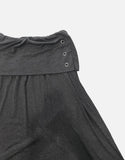 Cutout punching midi skirt