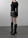 Sherry Layered Boat Neck Tee