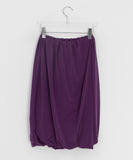Mafu Balloon Shirring Midi Skirt