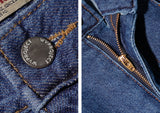 Twin Pintuck Wide Denim Pants
