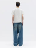 BACK-POINT DENIM PANTS