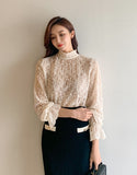Ruidel Lace See Through Blouse