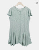 Erinit Short-Sleeve Layered One Piece