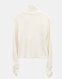 Puan High-Neck Button Knit Cardigan