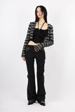 Tie Shirring Sleeveless