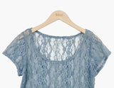 Obnin Lace Short Sleeve T-shirt