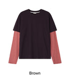 Kuro striped layered T-shirt