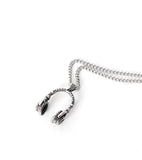 Headphone pendant chain necklace