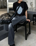 Spray painting short sleeve tee