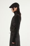 City leisure high-neck zip-up vest
