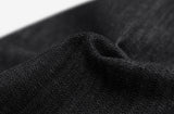 Bato Black Blue Wide Denim Pants