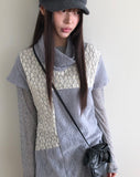 Obir Turtle Punching Short Sleeve Knit