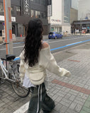 Sheese Holter Off Shoulder Loose Fit Knit