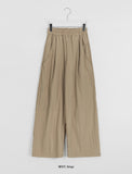 Shumed Nylon Banding Wide Pants