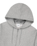 PRAY APPLIQUE CROP ZIP UP HOODIE