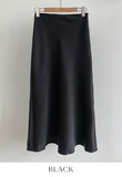 Molly Satin Mermaid Long Skirt