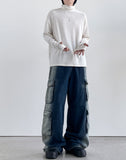 Deepsi Solid Cargo Denim Pants
