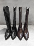 1175 Stiletto Western Long Boots (5cm)