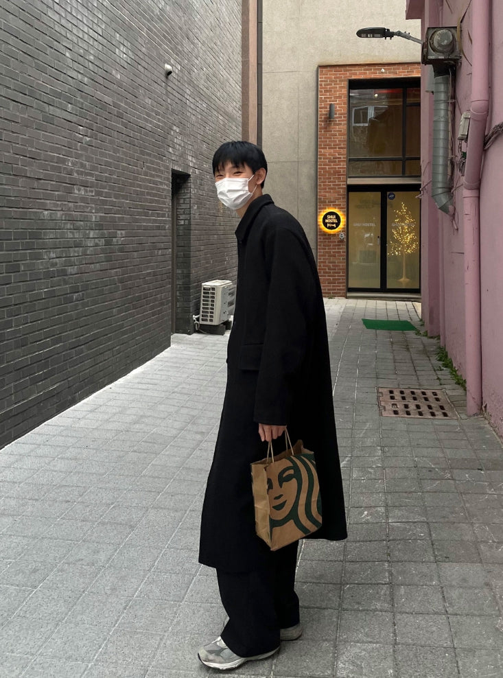【COSYHARU】Roa Wool Single Mac Coat COSYHARU (コシハル) - ロアウールシングルマックコート / Roa