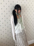 Hachu Tiered Midi Skirt